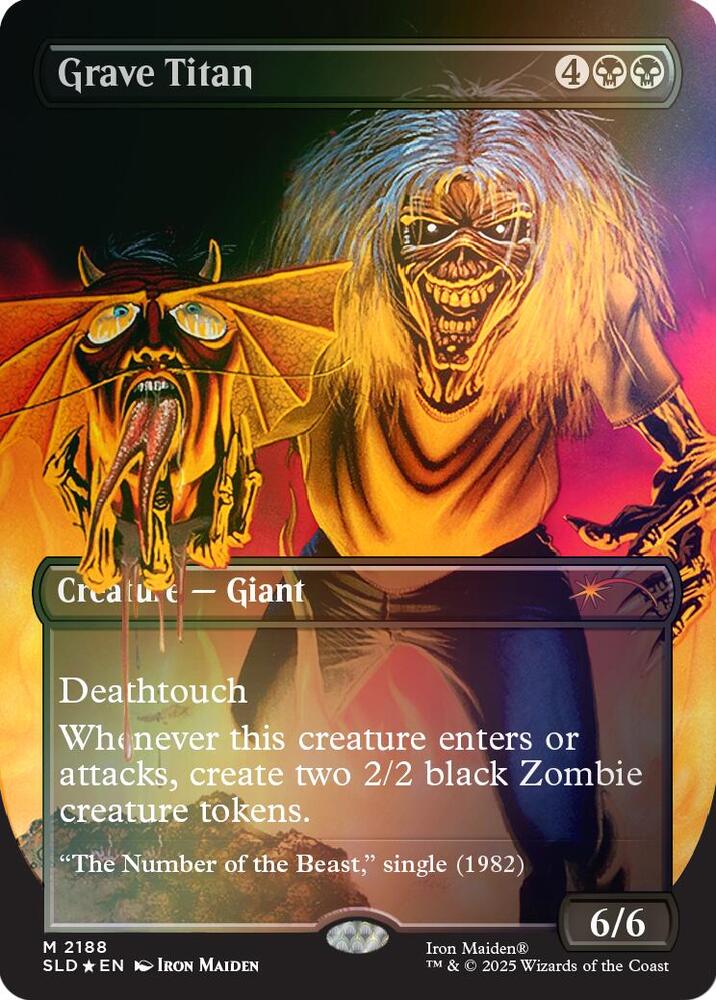 Grave Titan (2188) (Rainbow Foil) | Secret Lair Drop Series #2188