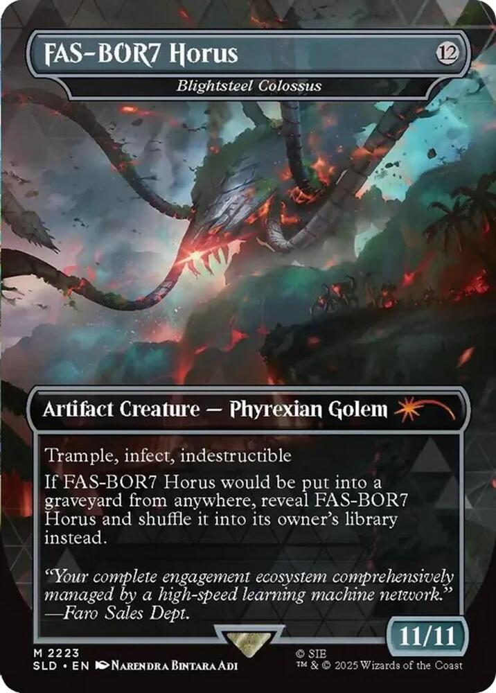 FAS-BOR7 Horus - Blightsteel Colossus | Secret Lair Drop Series #2223