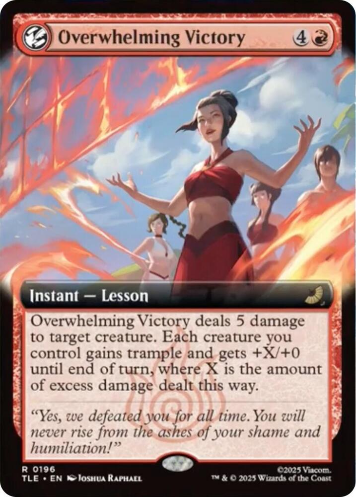 Overwhelming Victory (Extended Art) | Avatar: The Last Airbender: Eternal-Legal #196