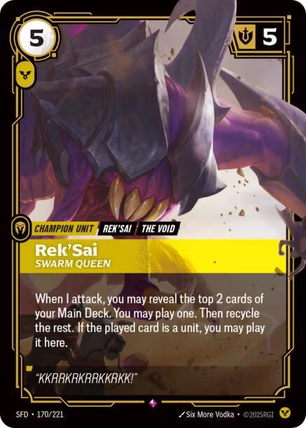Rek'Sai, Swarm Queen | Spiritforged #170/221