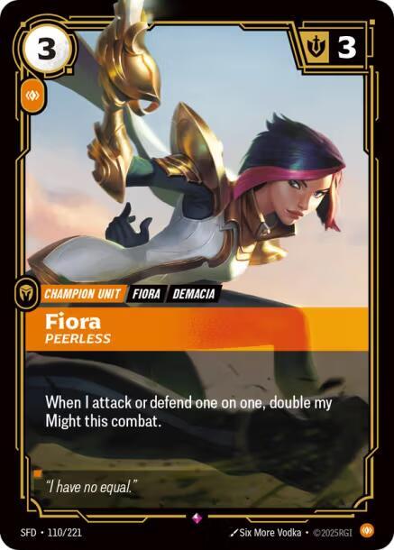 Fiora, Peerless | Spiritforged #110/221