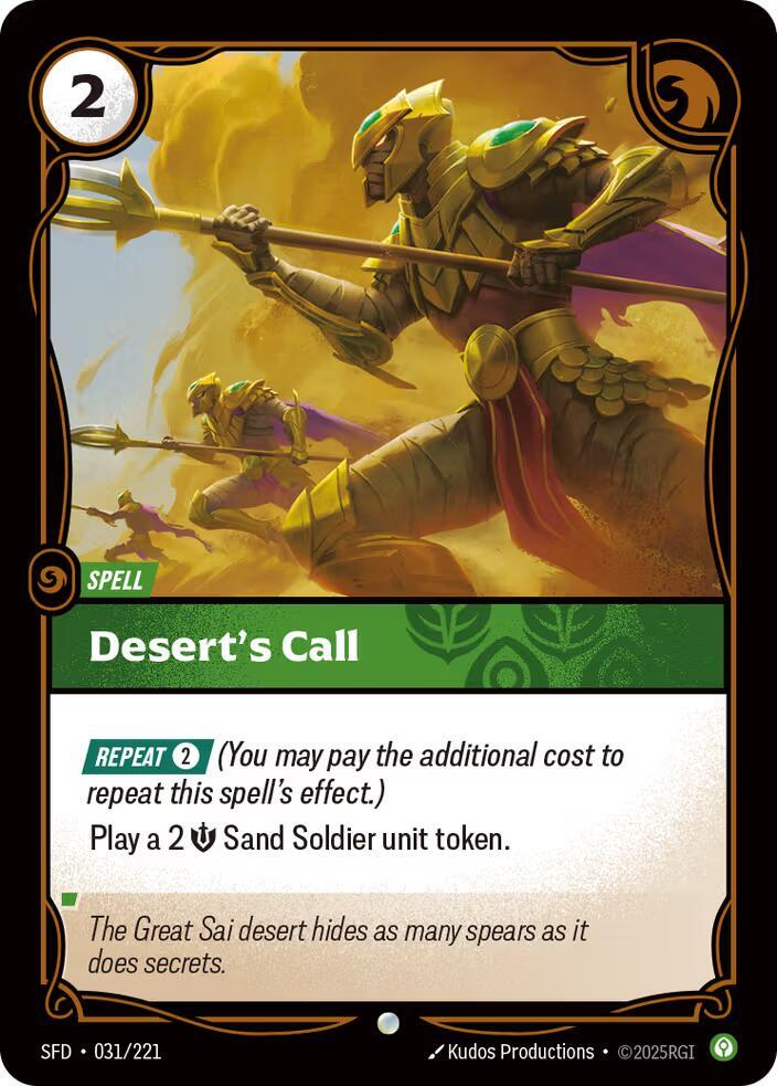 Desert's Call | Spiritforged #031/221