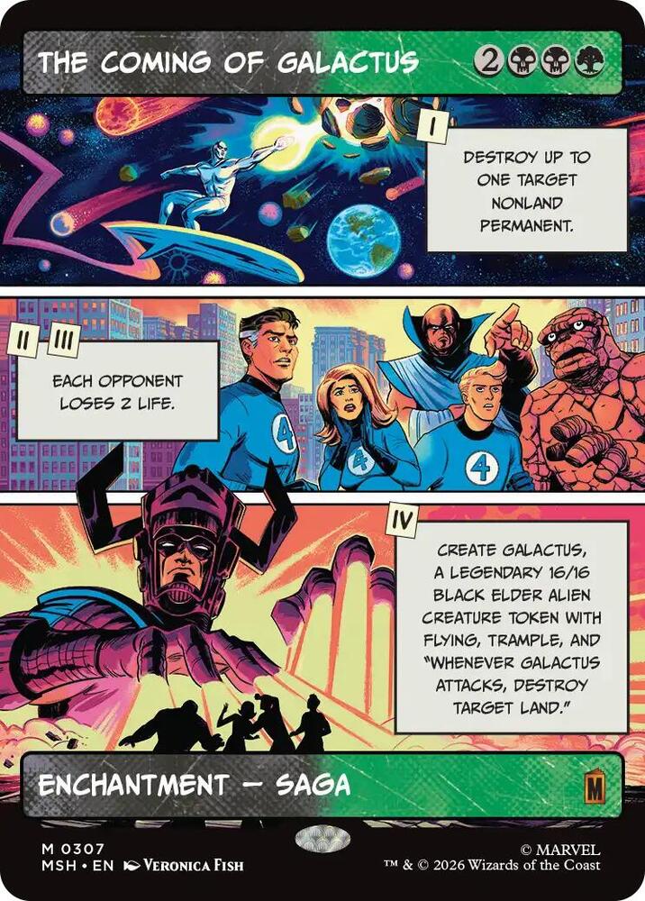 The Coming of Galactus (Borderless) | Marvel Super Heroes #307