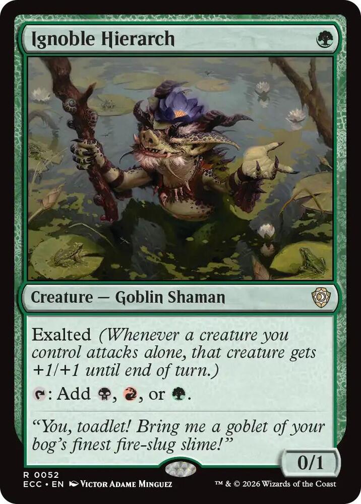 Ignoble Hierarch | Commander: Lorwyn Eclipsed #52