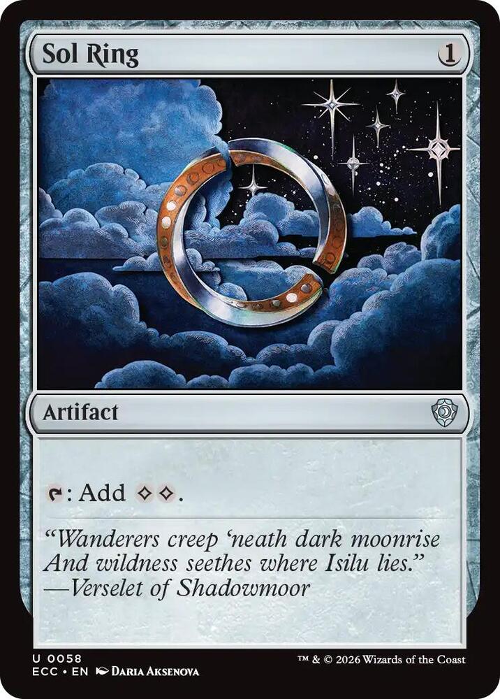Sol Ring (0058) | Commander: Lorwyn Eclipsed #58