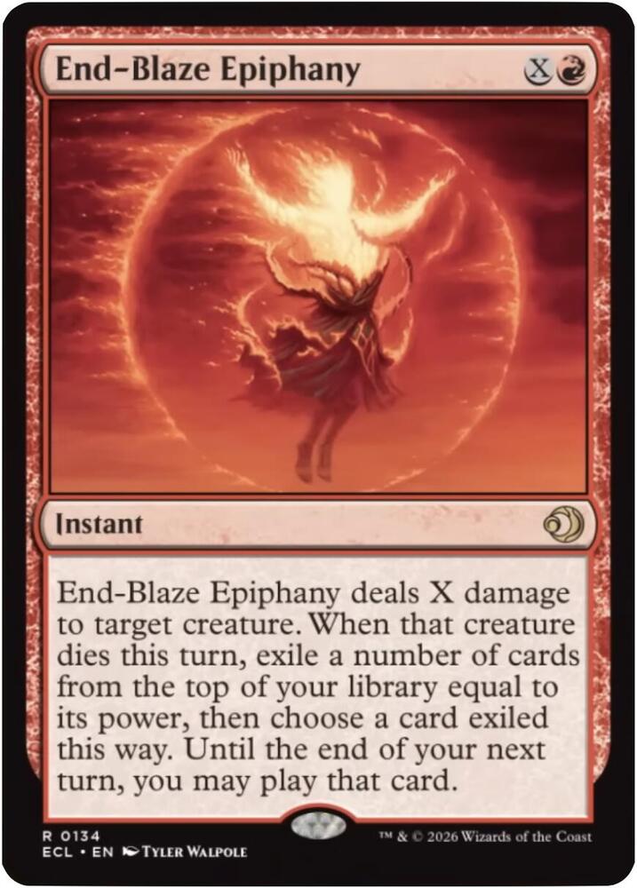 End-Blaze Epiphany | Lorwyn Eclipsed #134