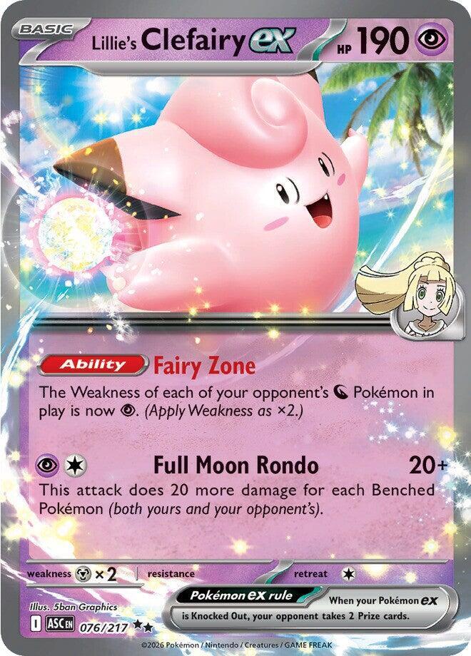 Lillie's Clefairy ex - 076/217 | ME: Ascended Heroes #076/217