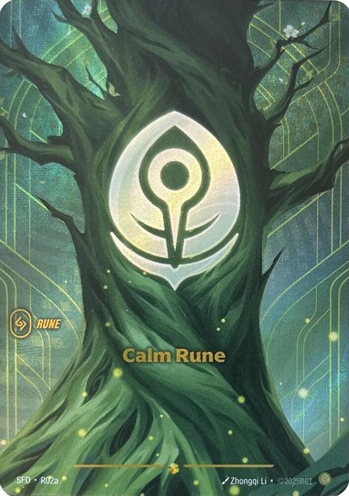 Calm Rune (R02a) | Spiritforged #R02a