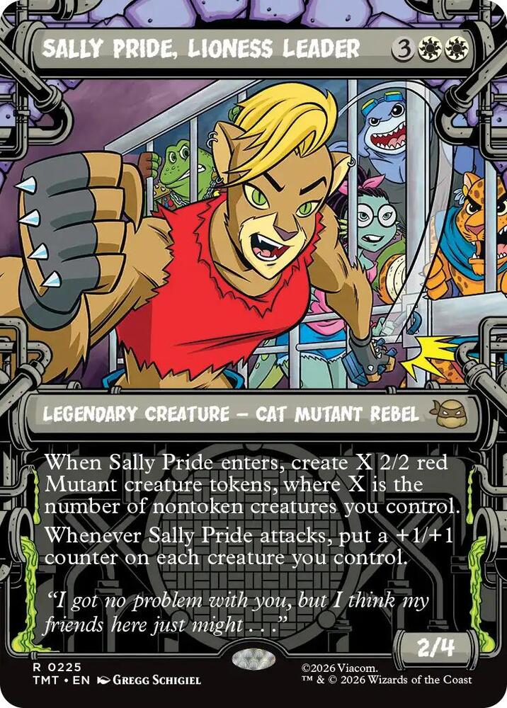 Sally Pride, Lioness Leader (Showcase) | Teenage Mutant Ninja Turtles #225
