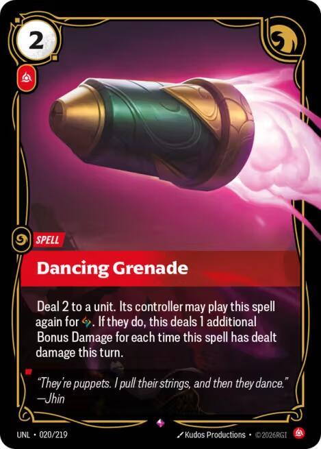 Dancing Grenade | Unleashed #020/219