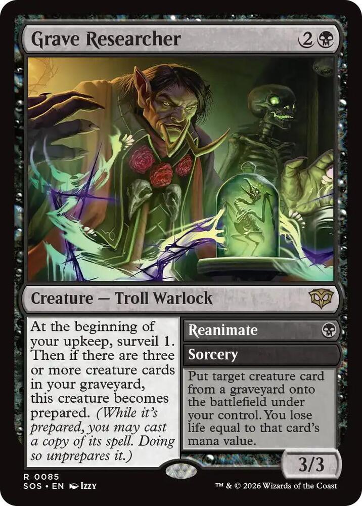 Grave Researcher // Reanimate | Secrets of Strixhaven #85