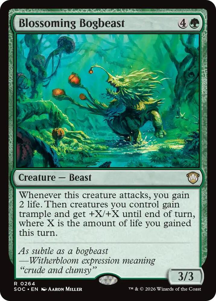 Blossoming Bogbeast | Commander: Secrets of Strixhaven #264
