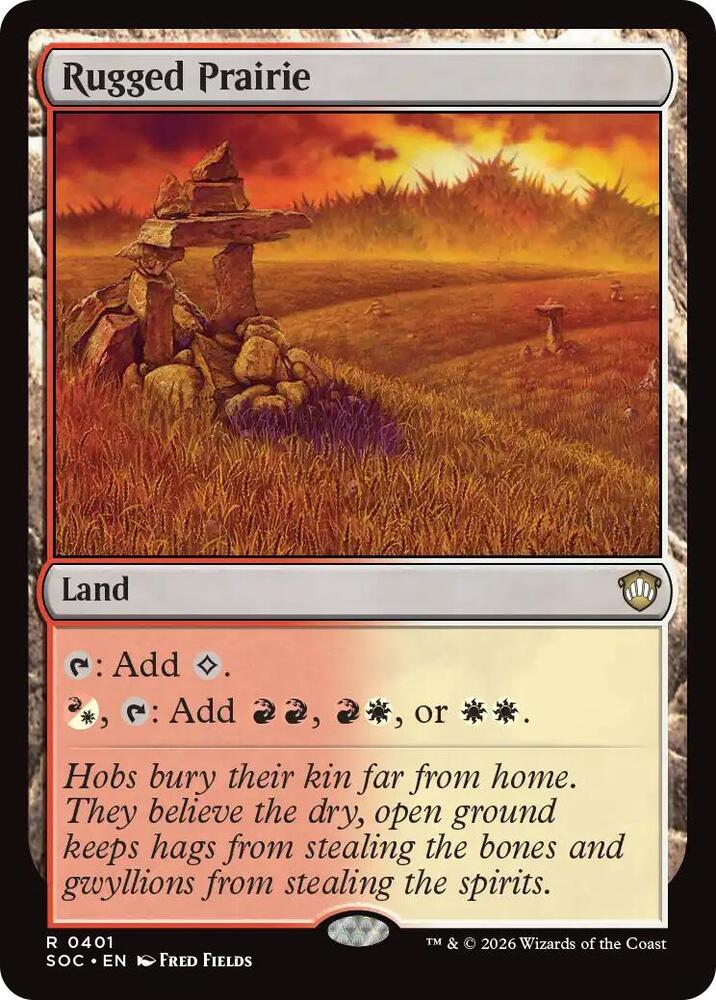 Rugged Prairie | Commander: Secrets of Strixhaven #401