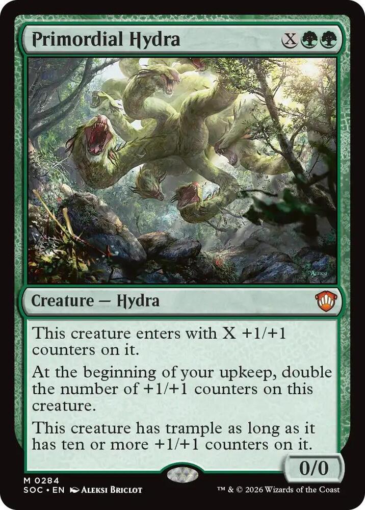 Primordial Hydra | Commander: Secrets of Strixhaven #284