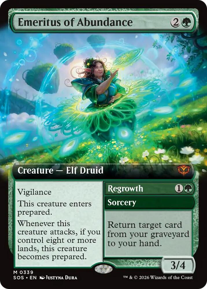 Emeritus of Abundance // Regrowth | Secrets of Strixhaven #339