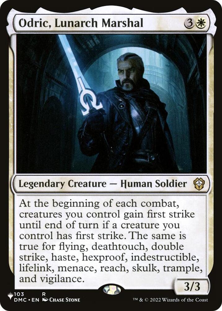 Odric, Lunarch Marshal (DMC) | The List Reprints #103