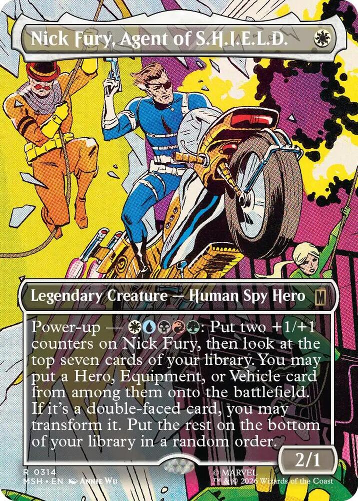Nick Fury, Agent of S.H.I.E.L.D. (Borderless) (0314) | Marvel Super Heroes #314