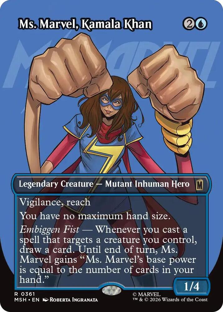 Ms. Marvel, Kamala Khan (Borderless) | Marvel Super Heroes #361