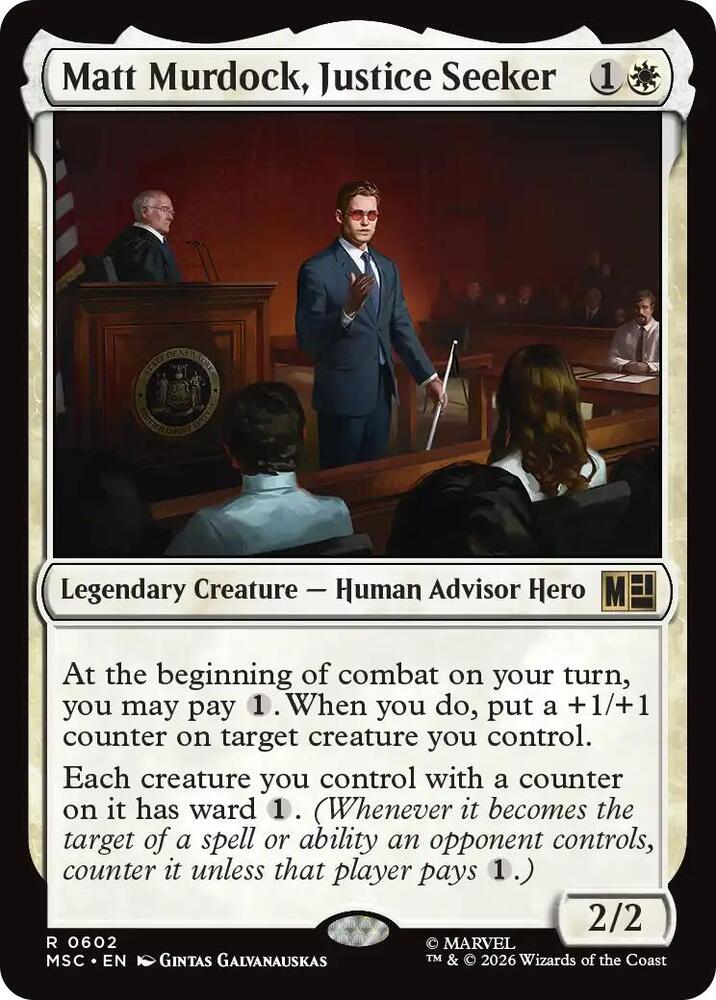 Matt Murdock, Justice Seeker | Commander: Marvel Super Heroes #602