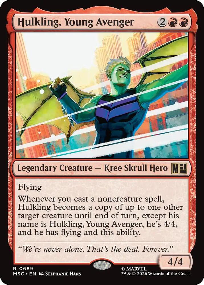 Hulkling, Young Avenger | Commander: Marvel Super Heroes #689