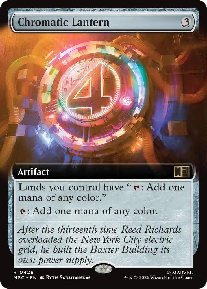 Chromatic Lantern (Extended Art) | Commander: Marvel Super Heroes #428