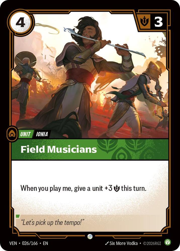 Field Musicians | Vendetta #026/166
