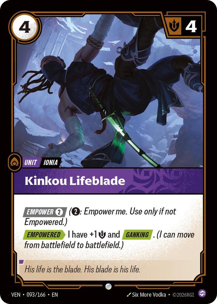 Kinkou Lifeblade | Vendetta #093/166