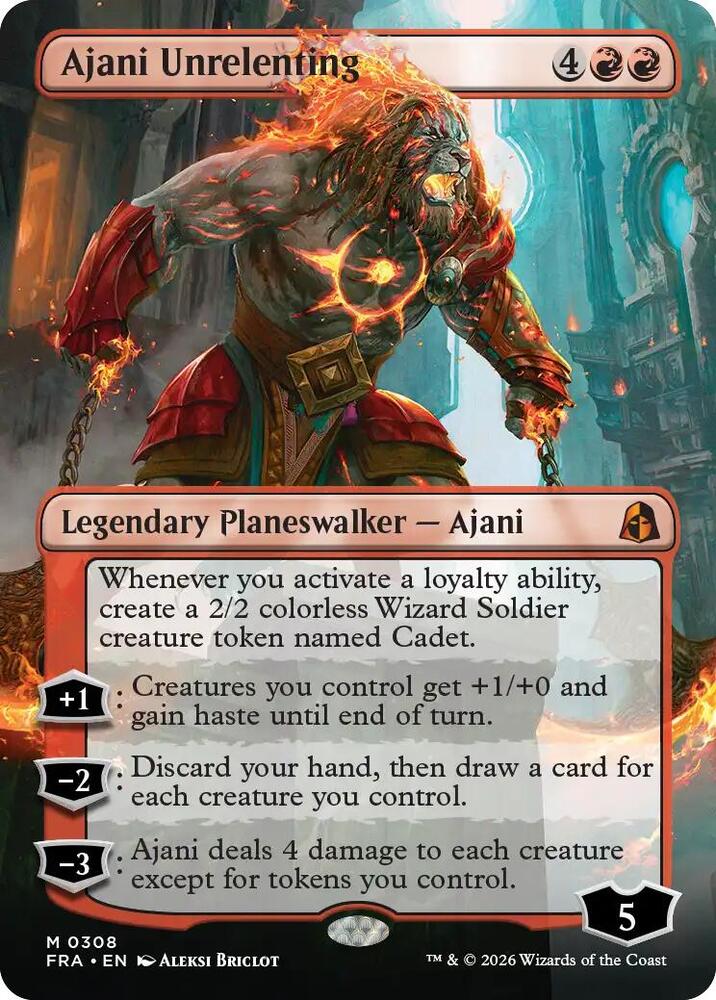 Ajani Unrelenting (Borderless) | Reality Fracture #308