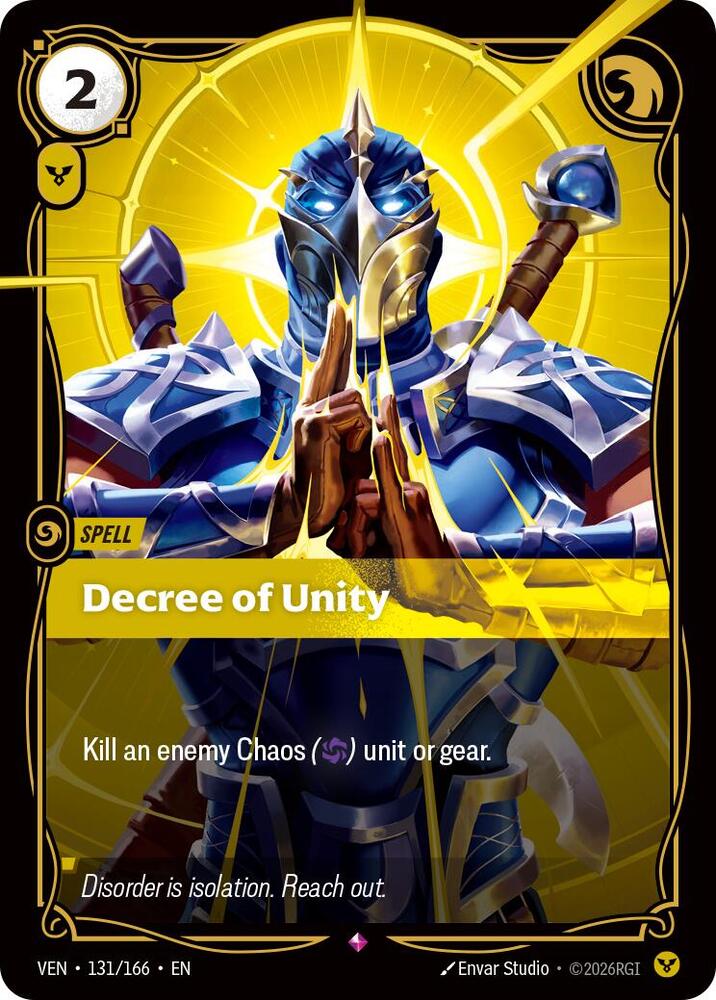 Decree of Unity | Vendetta #131/166