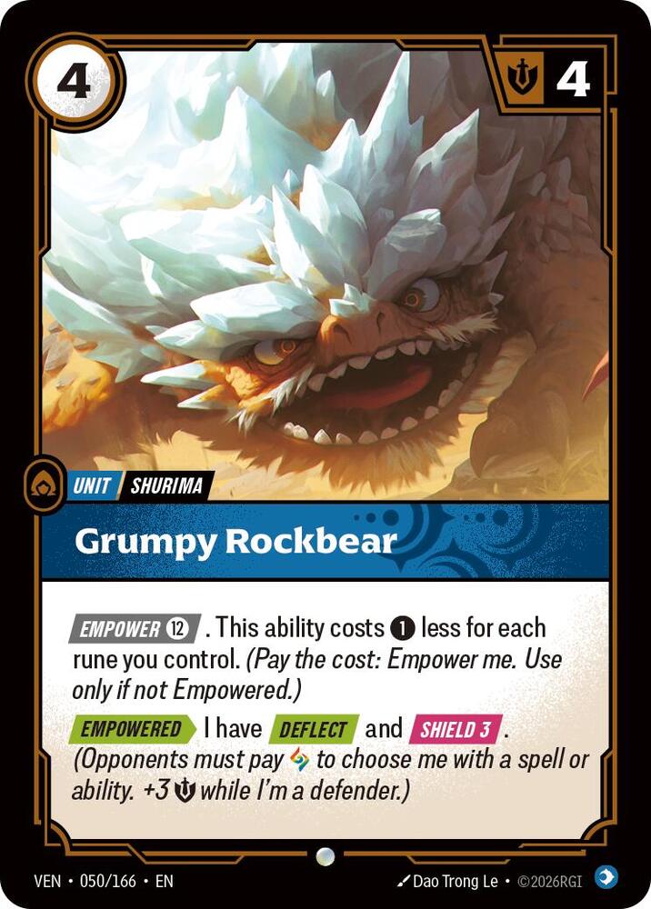 Grumpy Rockbear | Vendetta #050/166