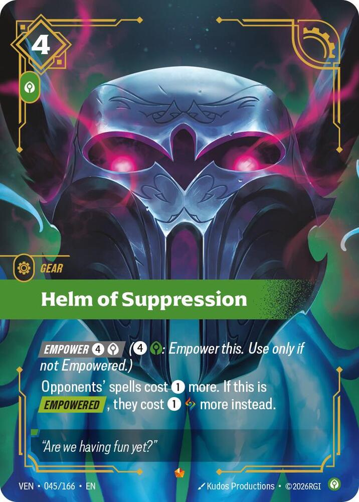Helm of Suppression | Vendetta #045/166