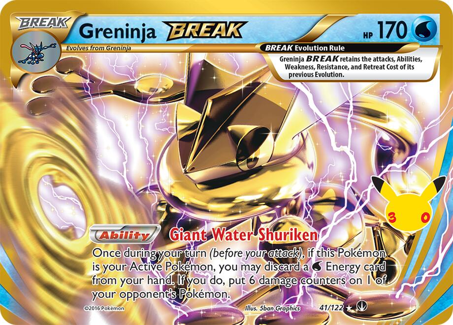 Greninja BREAK | ME: 30th Celebration Classic Collection #41/122