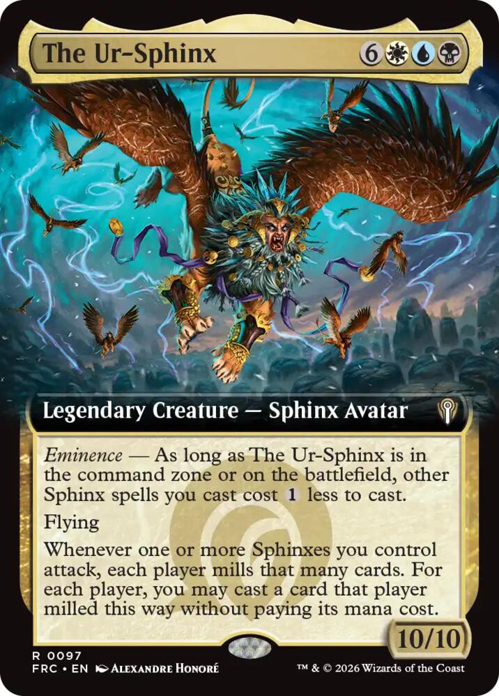The Ur-Sphinx (Extended Art) | Commander: Reality Fracture #97