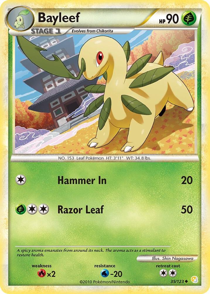 Bayleef | HeartGold SoulSilver #35/123