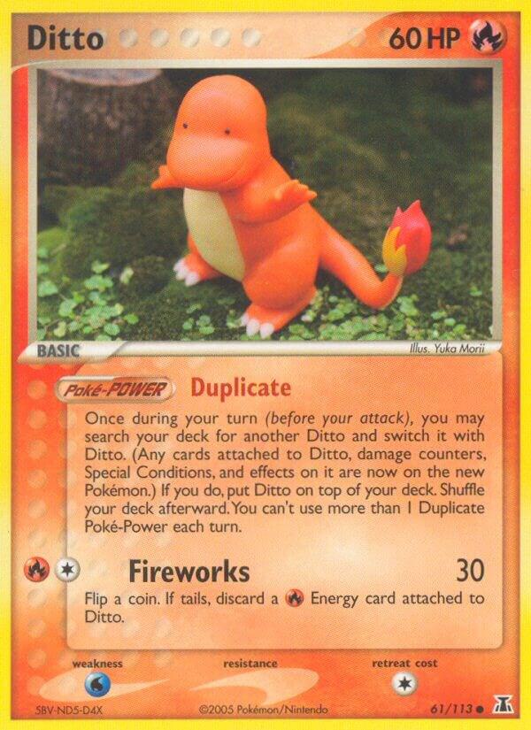 Ditto - 61/113 (Charmander) | EX Delta Species #061/113