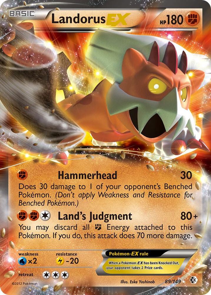 Landorus EX | Boundaries Crossed #89/149