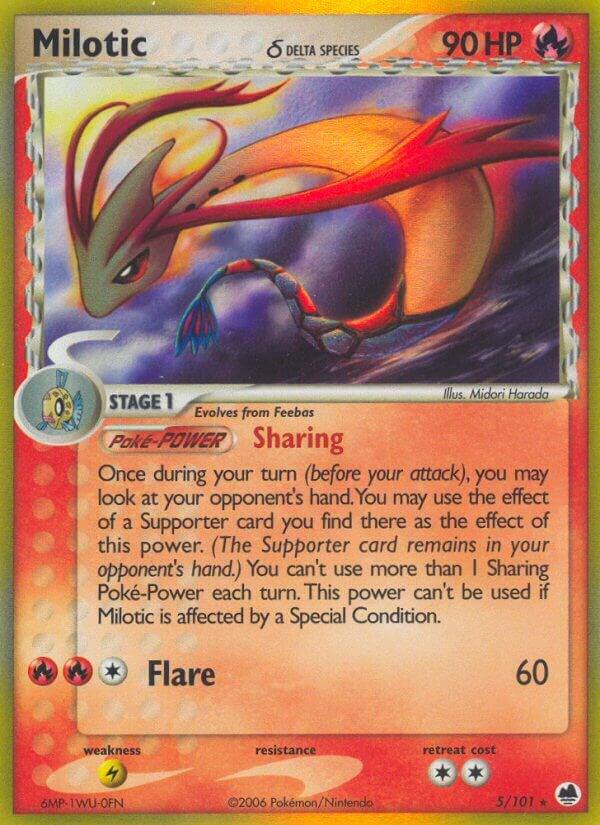 Milotic (Delta Species) | EX Dragon Frontiers #5/101