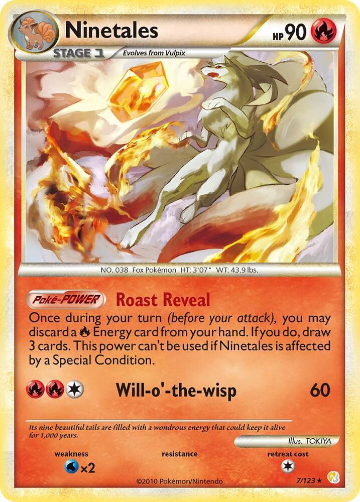 Ninetales | HeartGold SoulSilver #7/123
