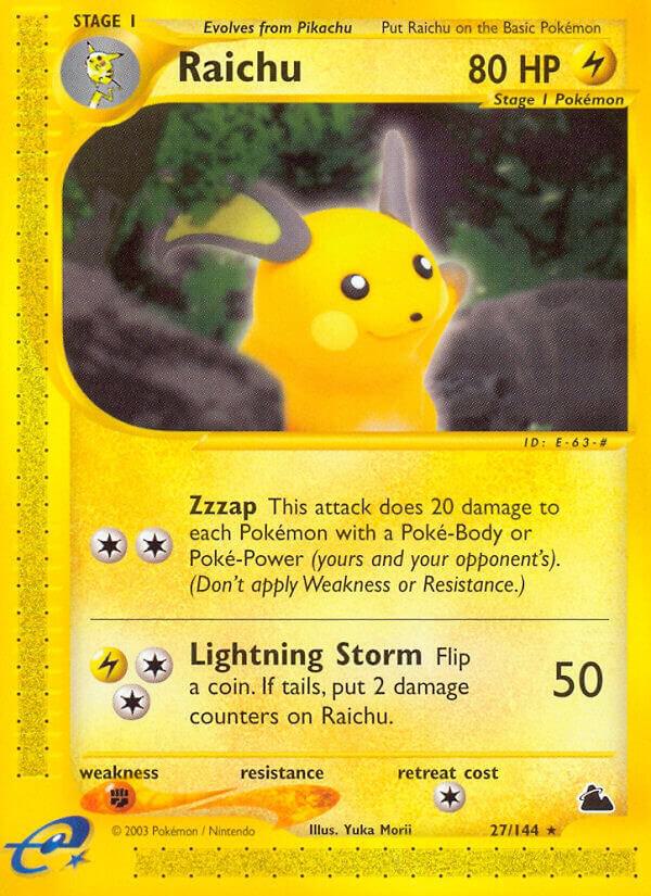 Raichu (27) | Skyridge #027/144