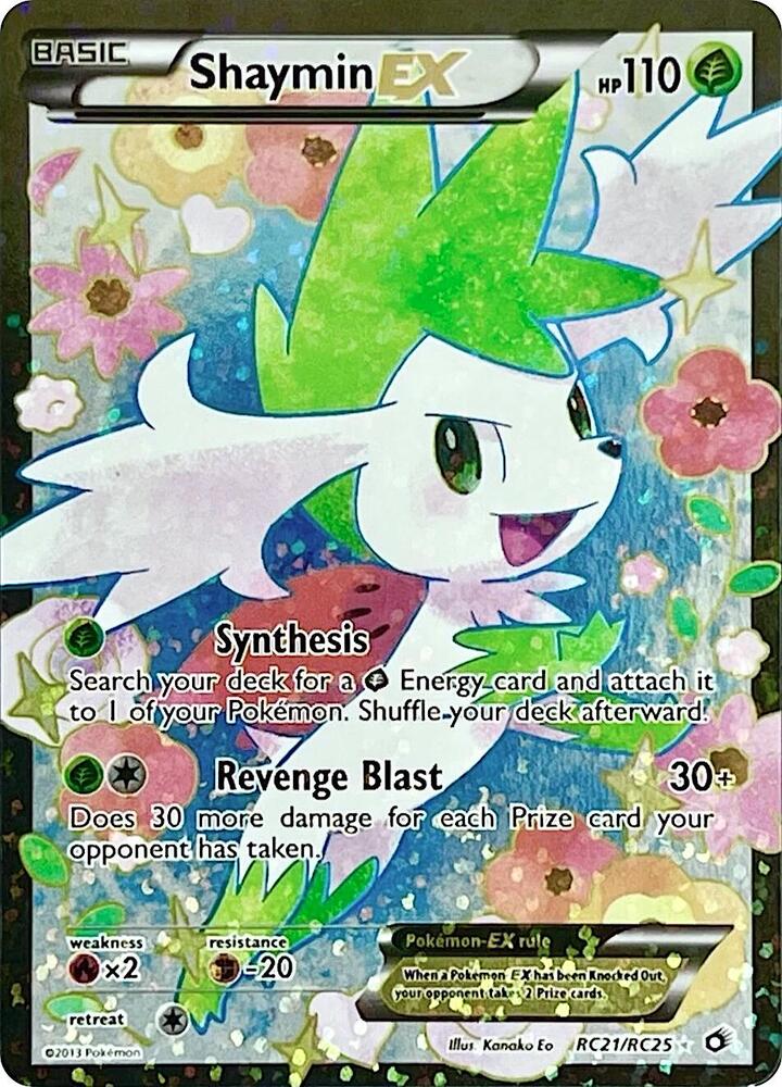 Shaymin EX (Full Art) | Legendary Treasures: Radiant Collection #RC21/RC25