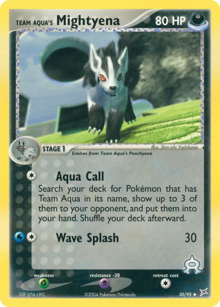 Team Aqua's Mightyena - 30/95 | EX Team Magma vs Team Aqua #30/95