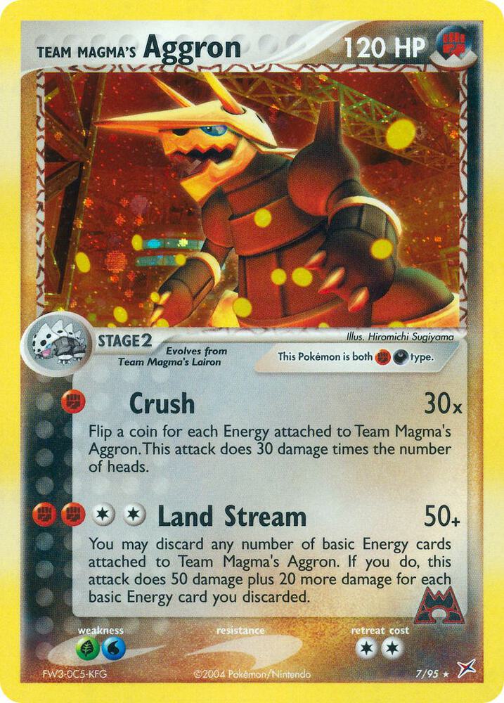 Team Magma's Aggron | EX Team Magma vs Team Aqua #7/95