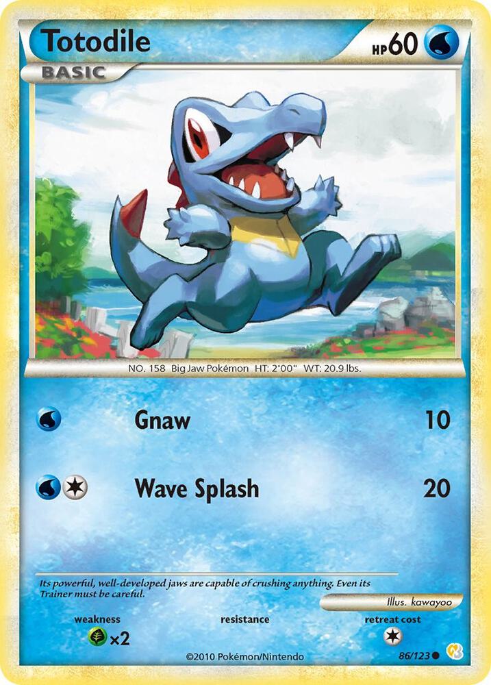 Totodile | HeartGold SoulSilver #86/123