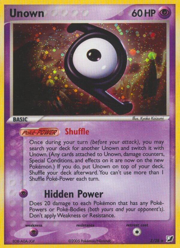 Unown (Z) | EX Unseen Forces #Z/28