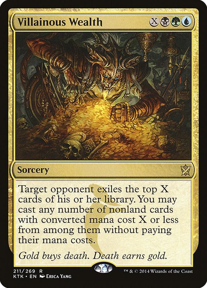 Villainous Wealth | Khans of Tarkir #211
