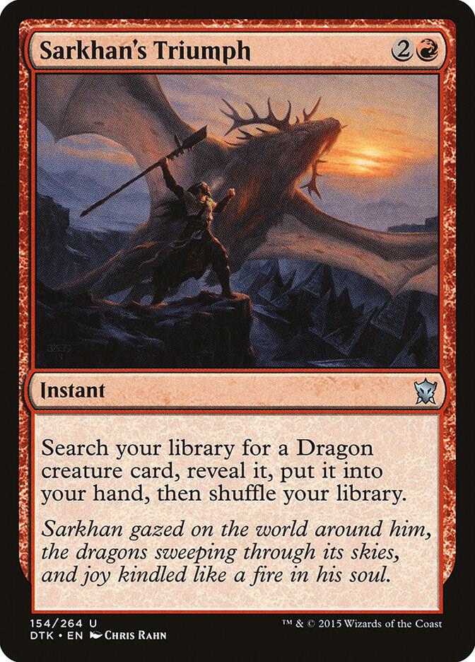 Sarkhan's Triumph | Dragons of Tarkir #154