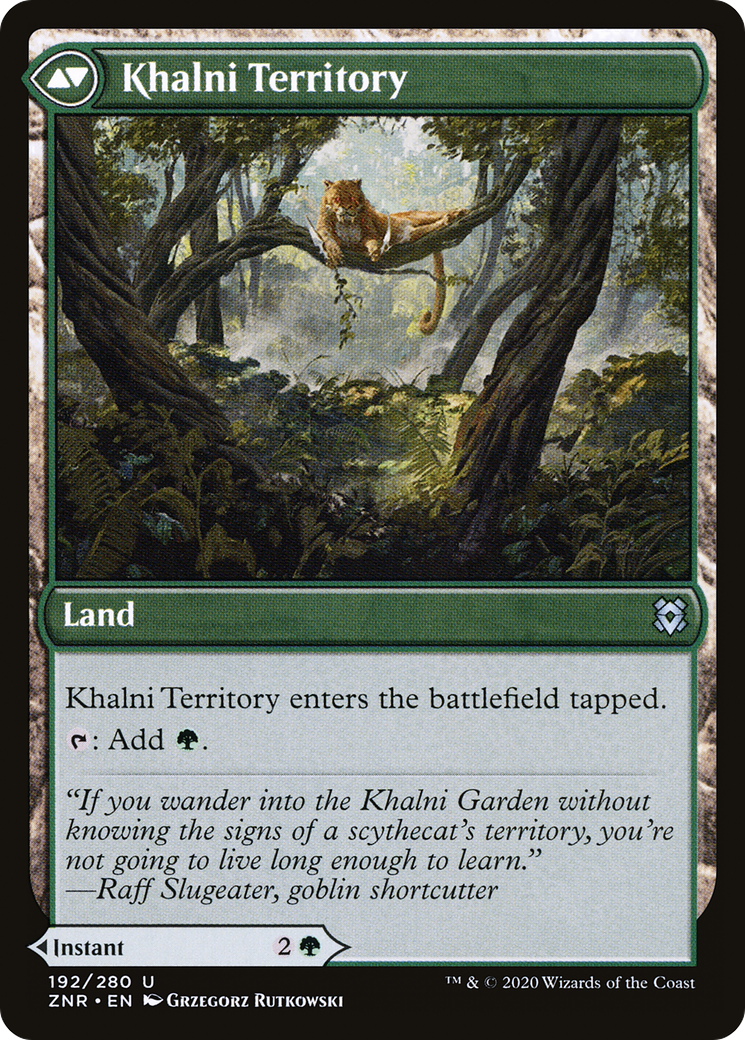 Khalni Ambush // Khalni Territory | Zendikar Rising #192