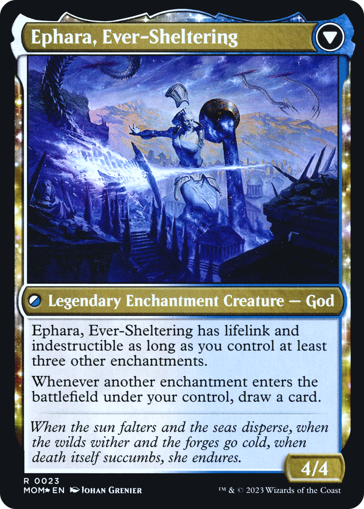 Invasion of Theros // Ephara, Ever-Sheltering | Prerelease Cards #23