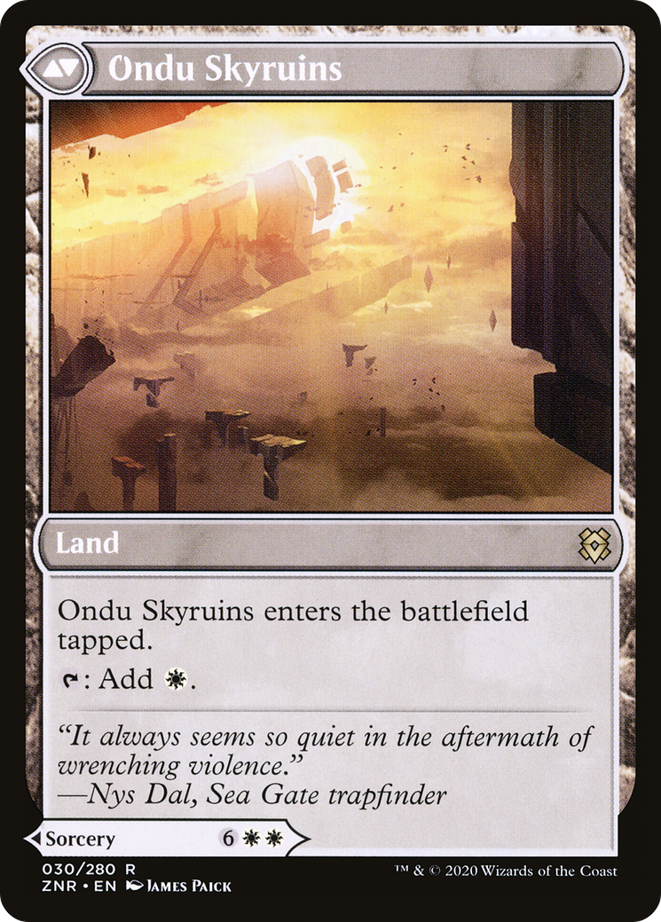 Ondu Inversion // Ondu Skyruins | Zendikar Rising #30