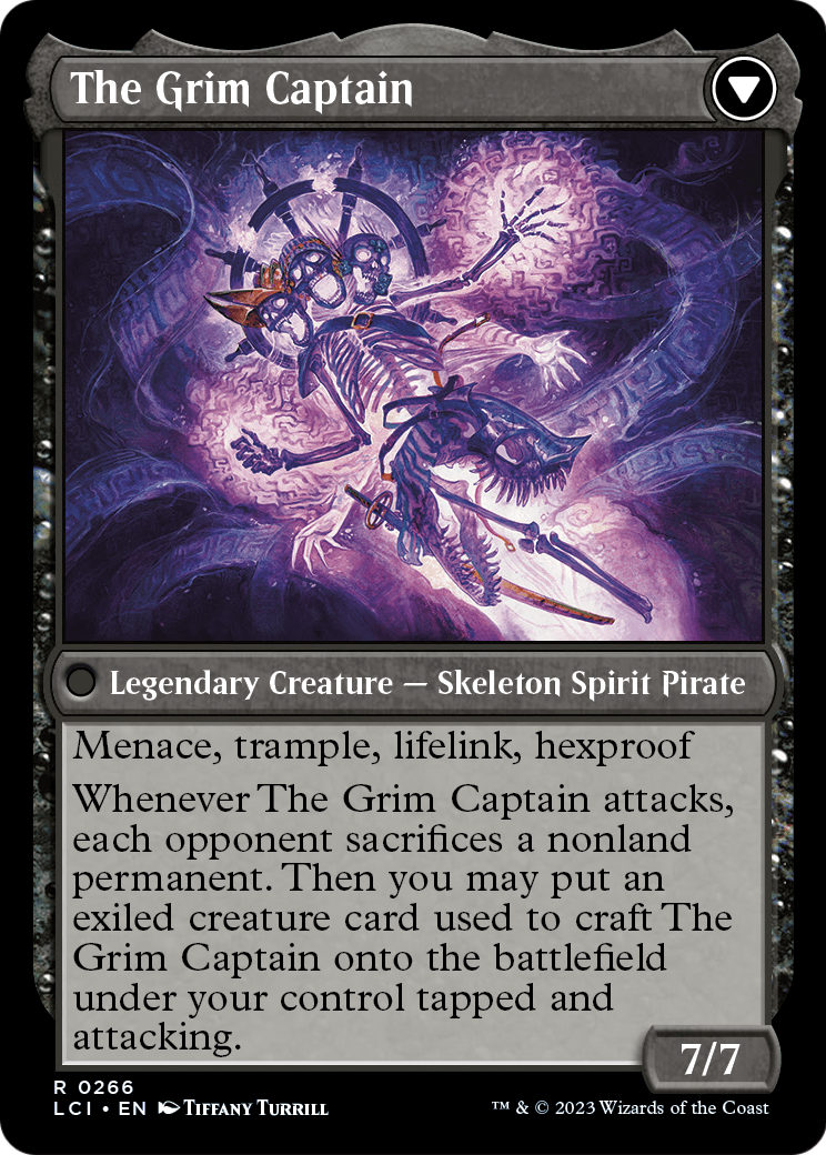Throne of the Grim Captain // The Grim Captain | The Lost Caverns of Ixalan #266